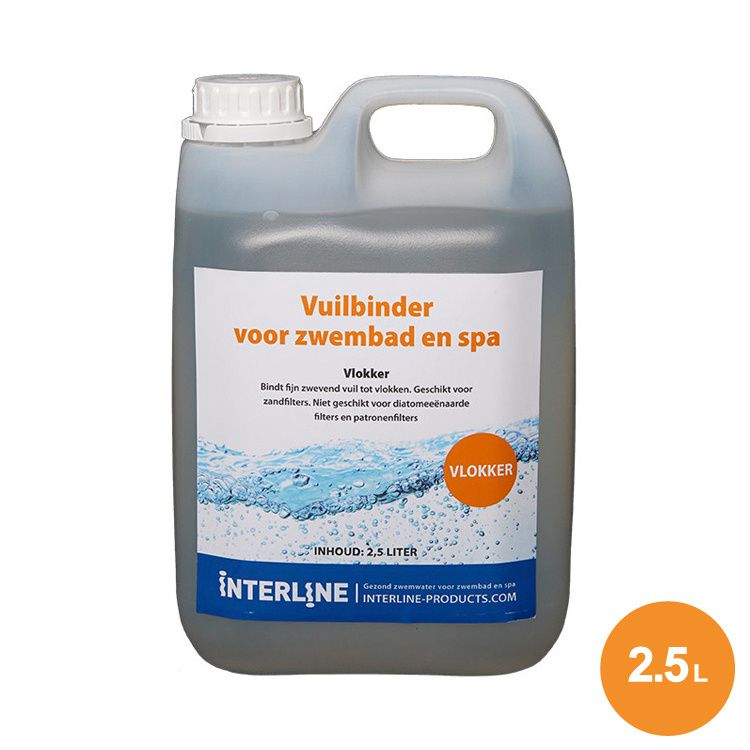 Interline vlokmiddel (Vuilbinder voor zwembad en spa) 2.5L