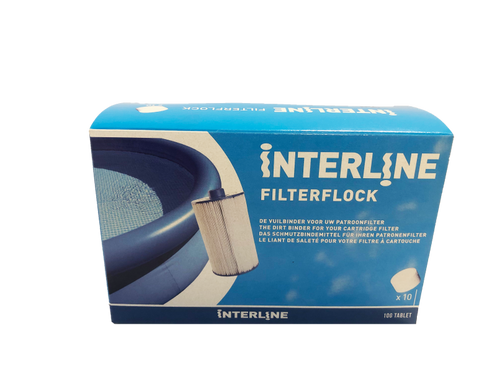 Interline FilterFlock tabletten voor patroonfilters en Fiberclean filters
